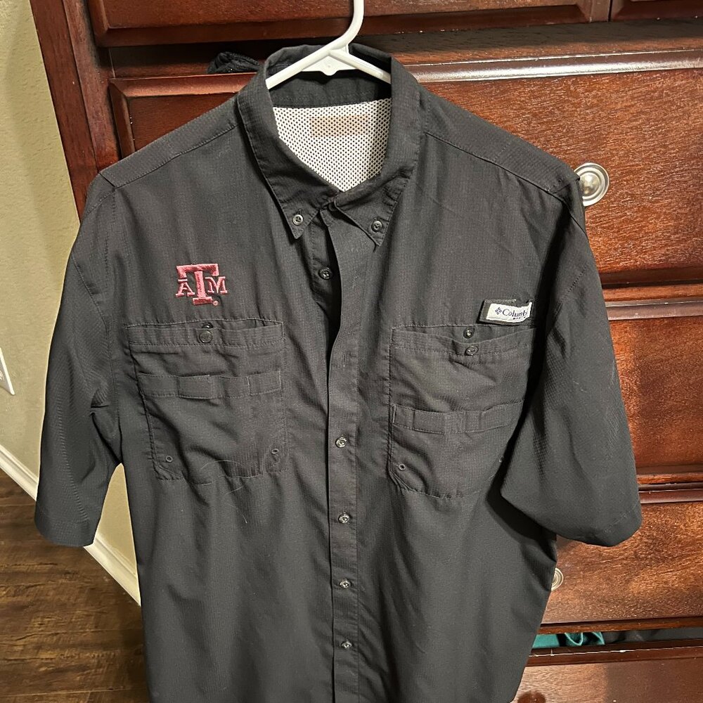 Texas A&M Columbia PFG Fishing Shirt